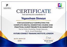 digital marketing course free with certificate