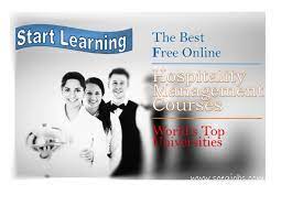 hospitality courses online
