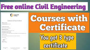 free online engineering courses with certificates