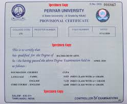 online degree certificate