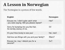 learn norwegian language