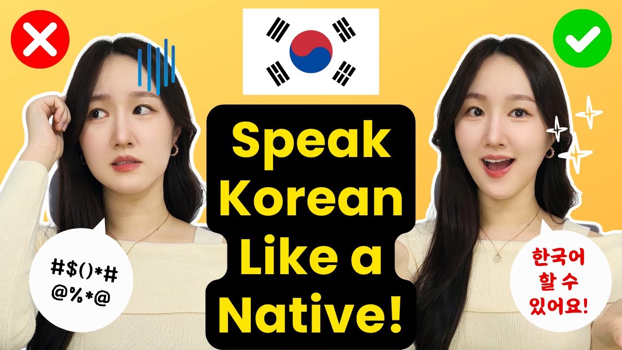 speak korean