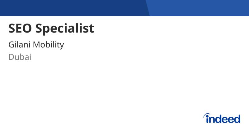 indeed seo specialist