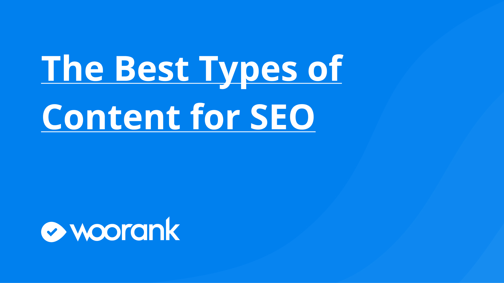 types of seo content