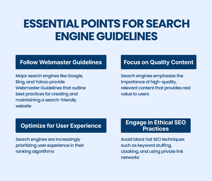 seo content guidelines